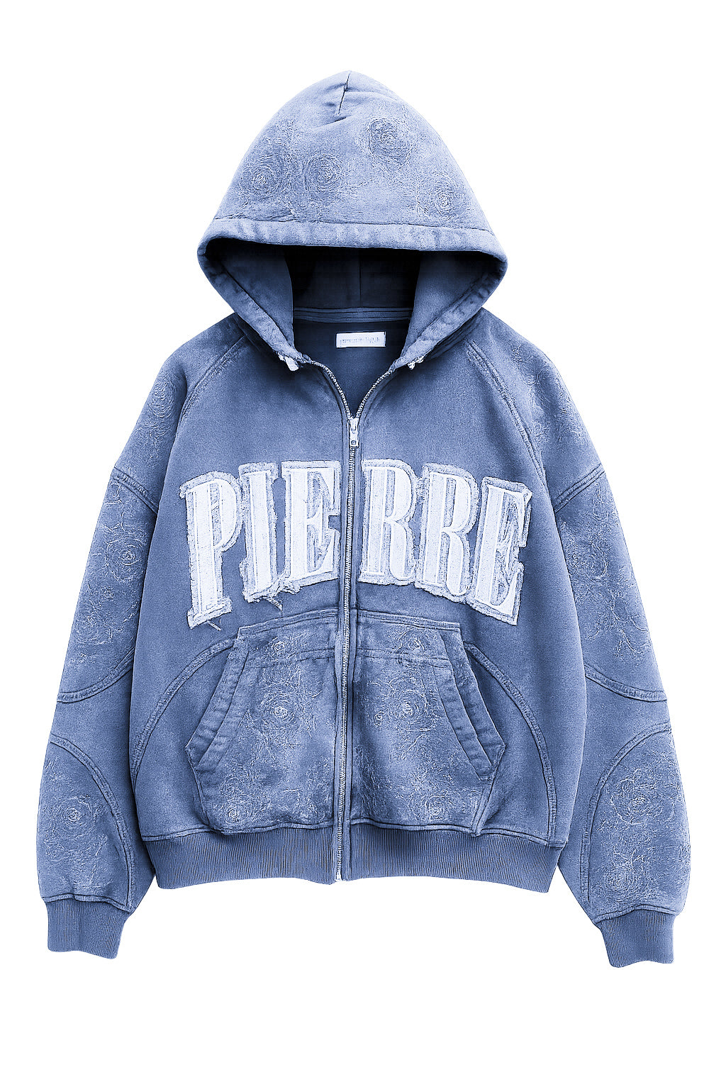 Hoodie Zip Azul