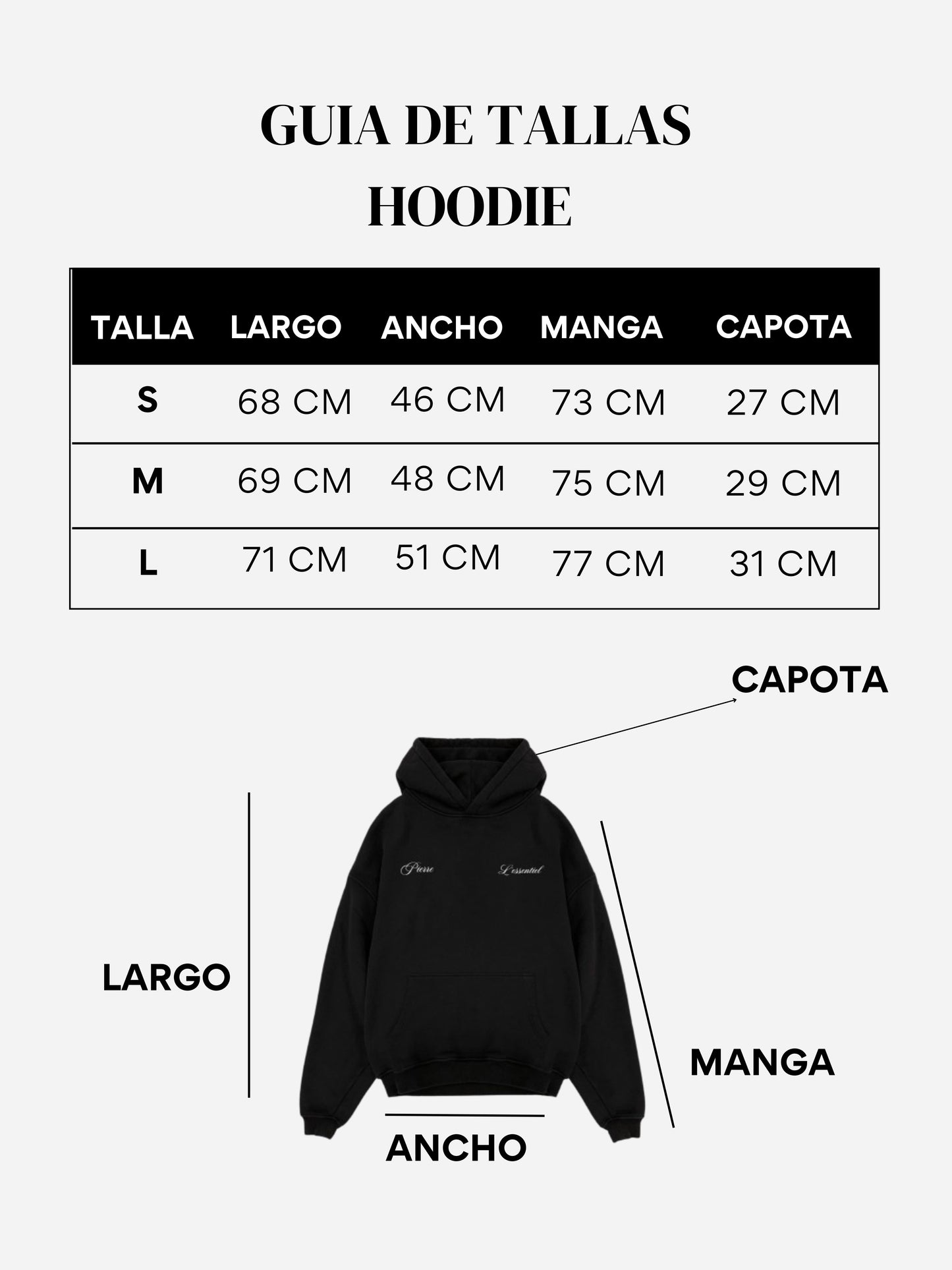 Hoodie Gris Acid Wash