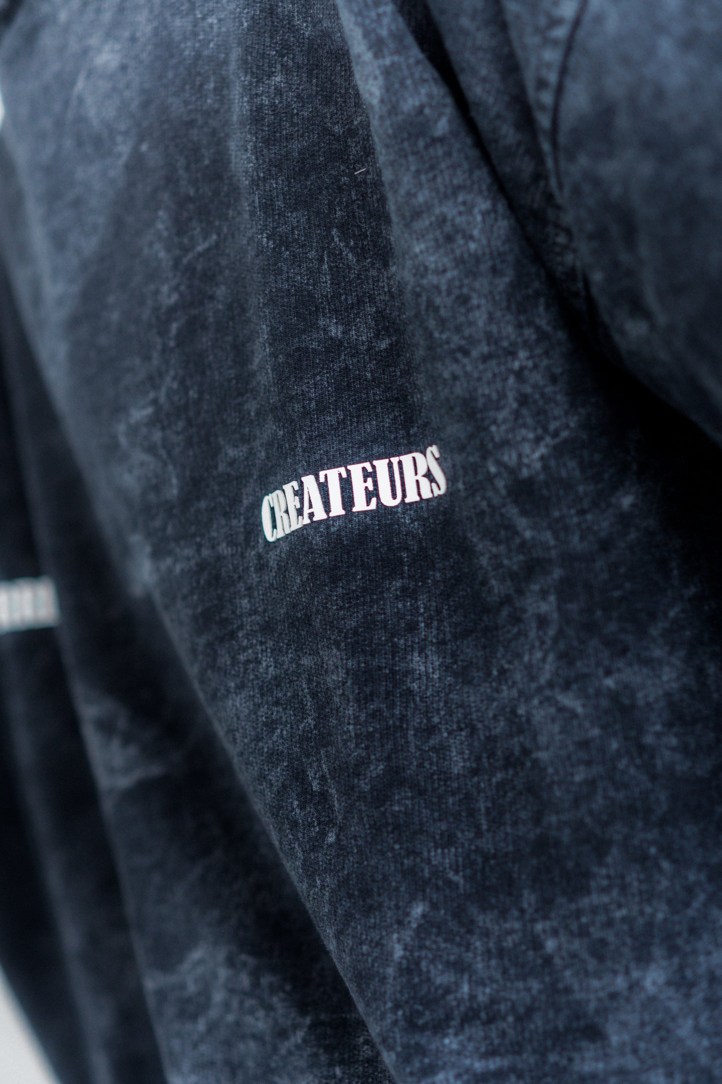 Hoodie Gris Acid Wash