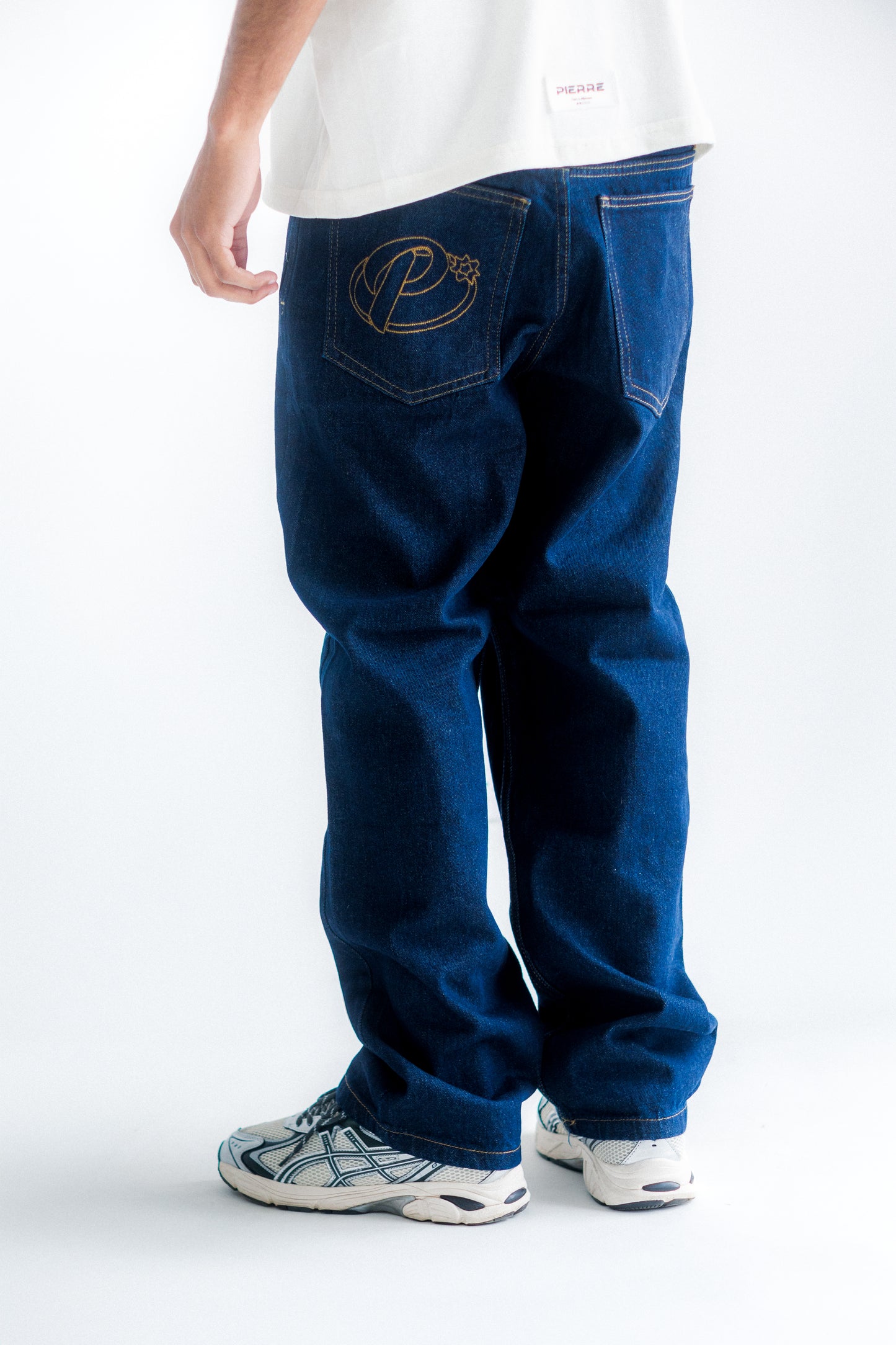 Pantalon Baggy Azul RAW