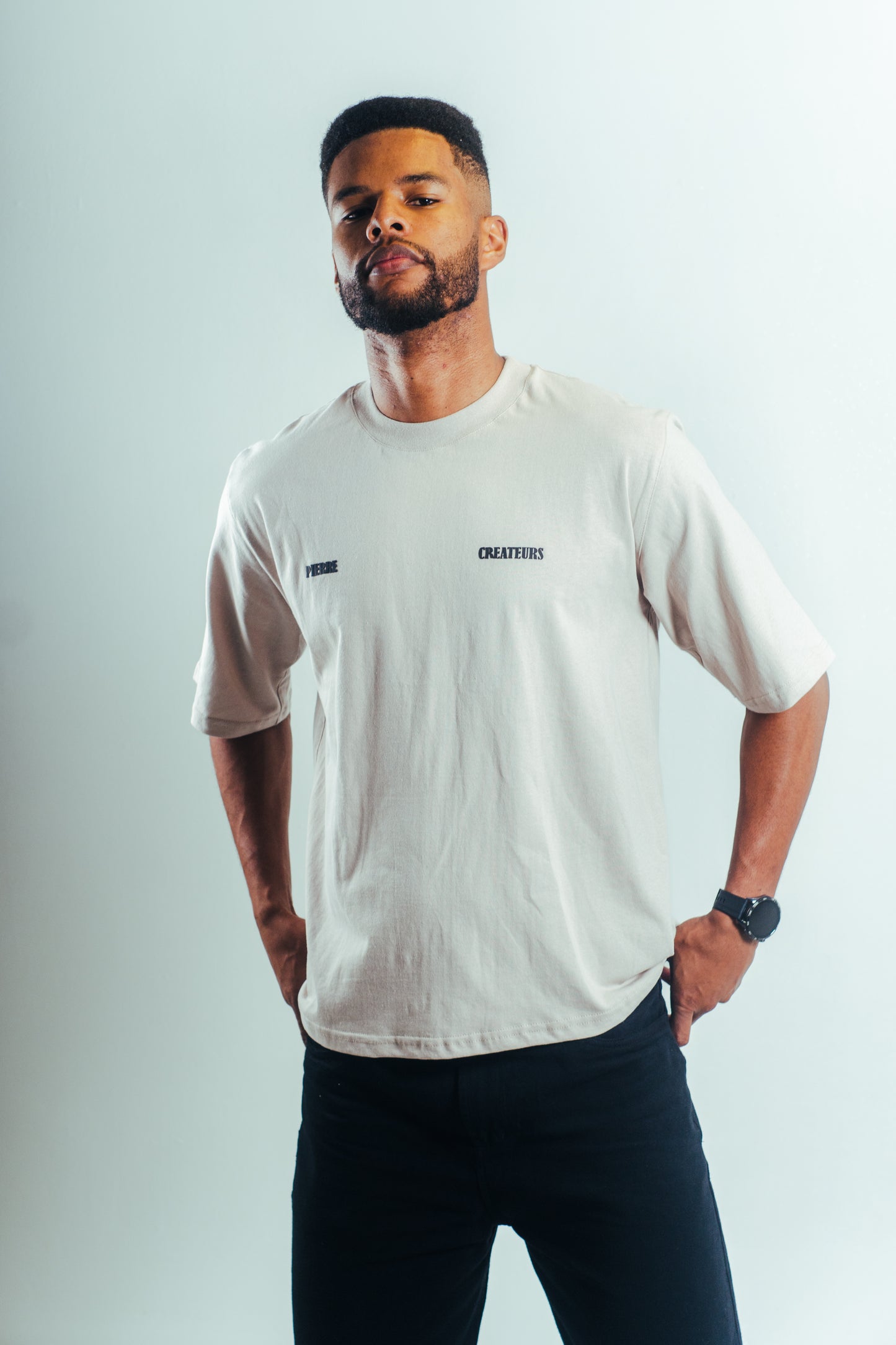 Camiseta Oversize Beige