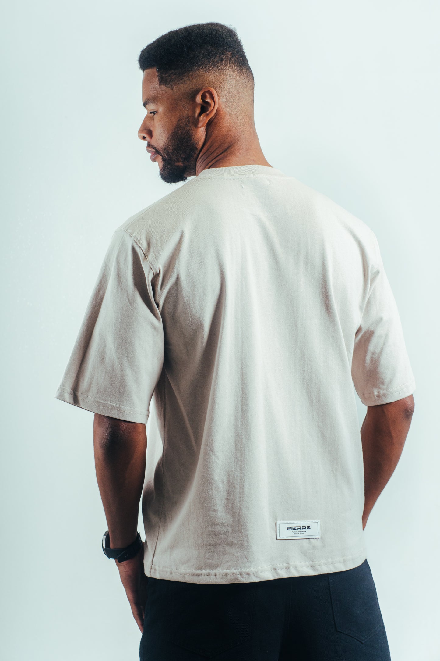Camiseta Oversize Beige