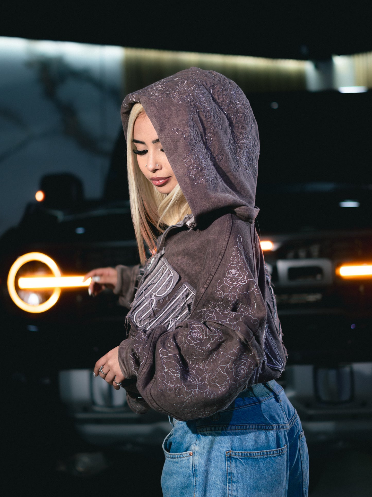 Hoodie Zip Café