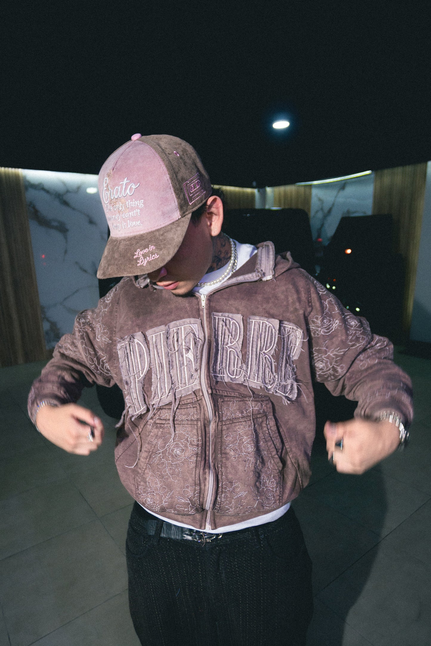 Hoodie Zip Café