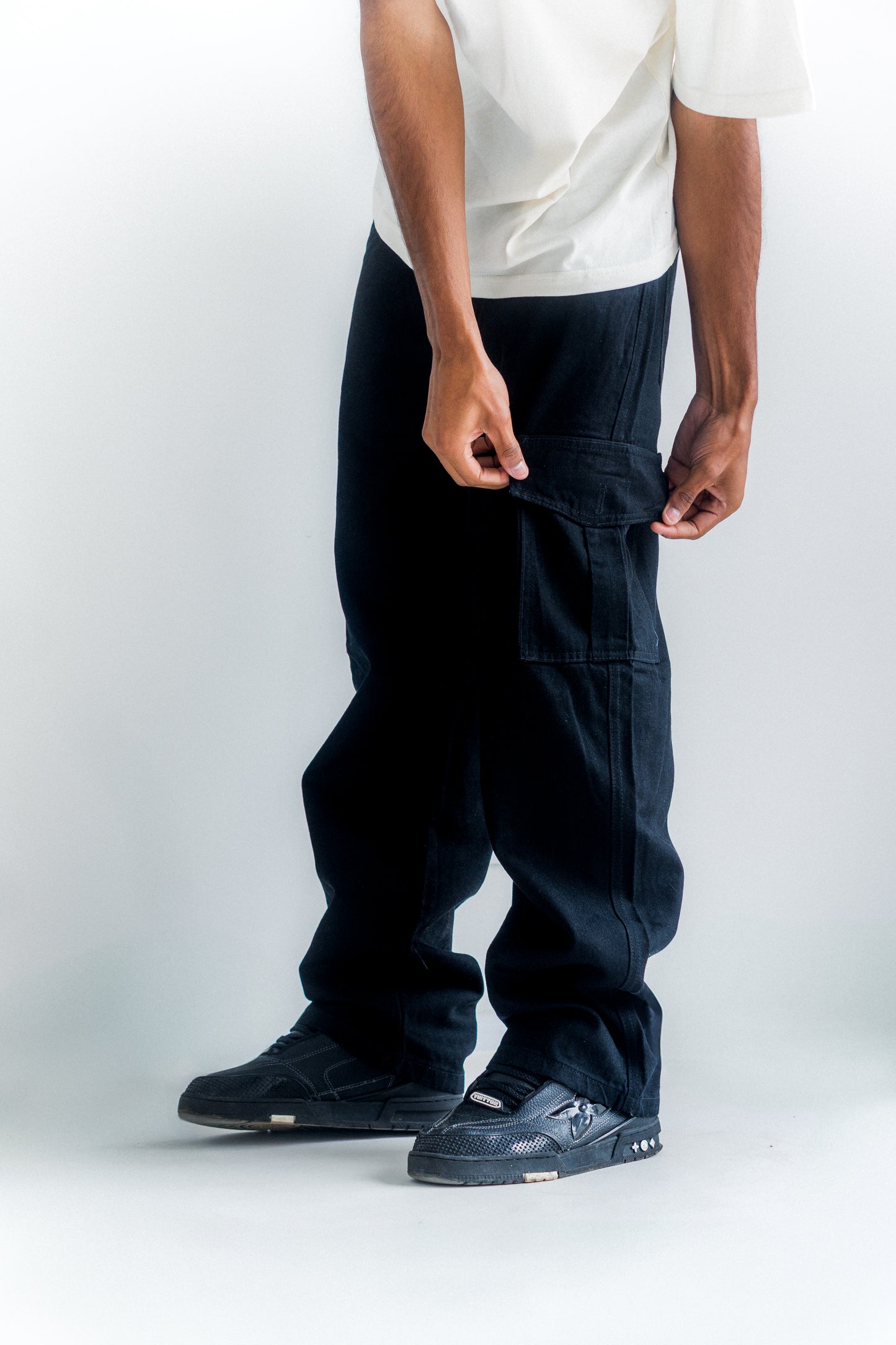 Pantalón Cargo Negro