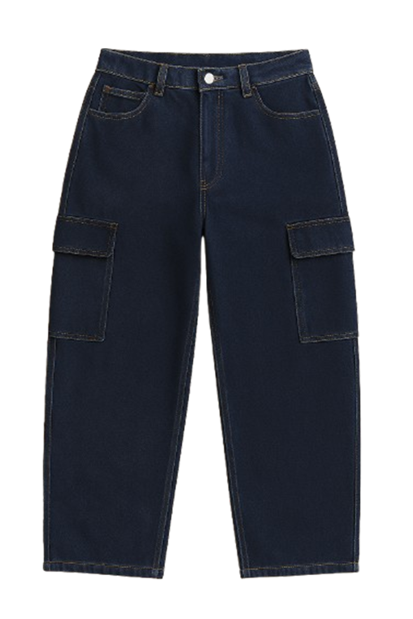 Pantalón Cargo Azul RAW