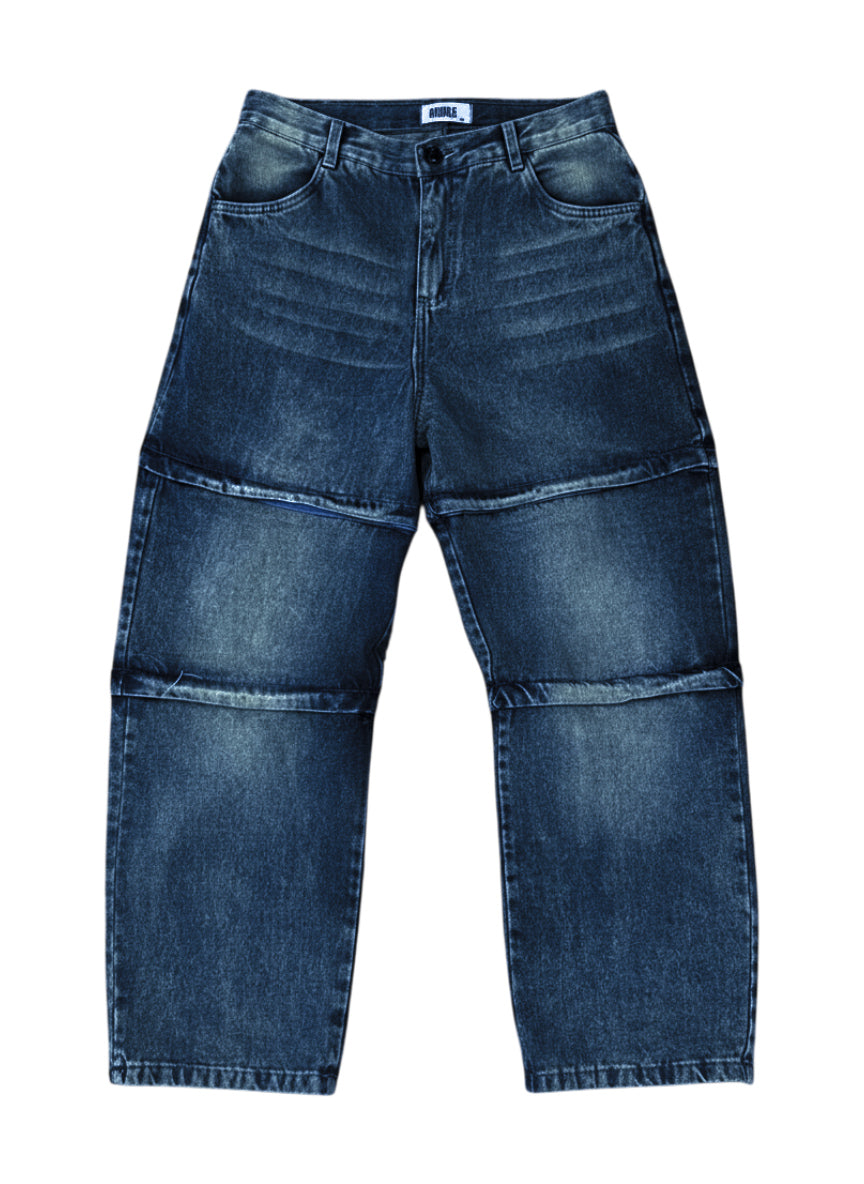 Pantalon Baggy Desmontable Azul Oscuro