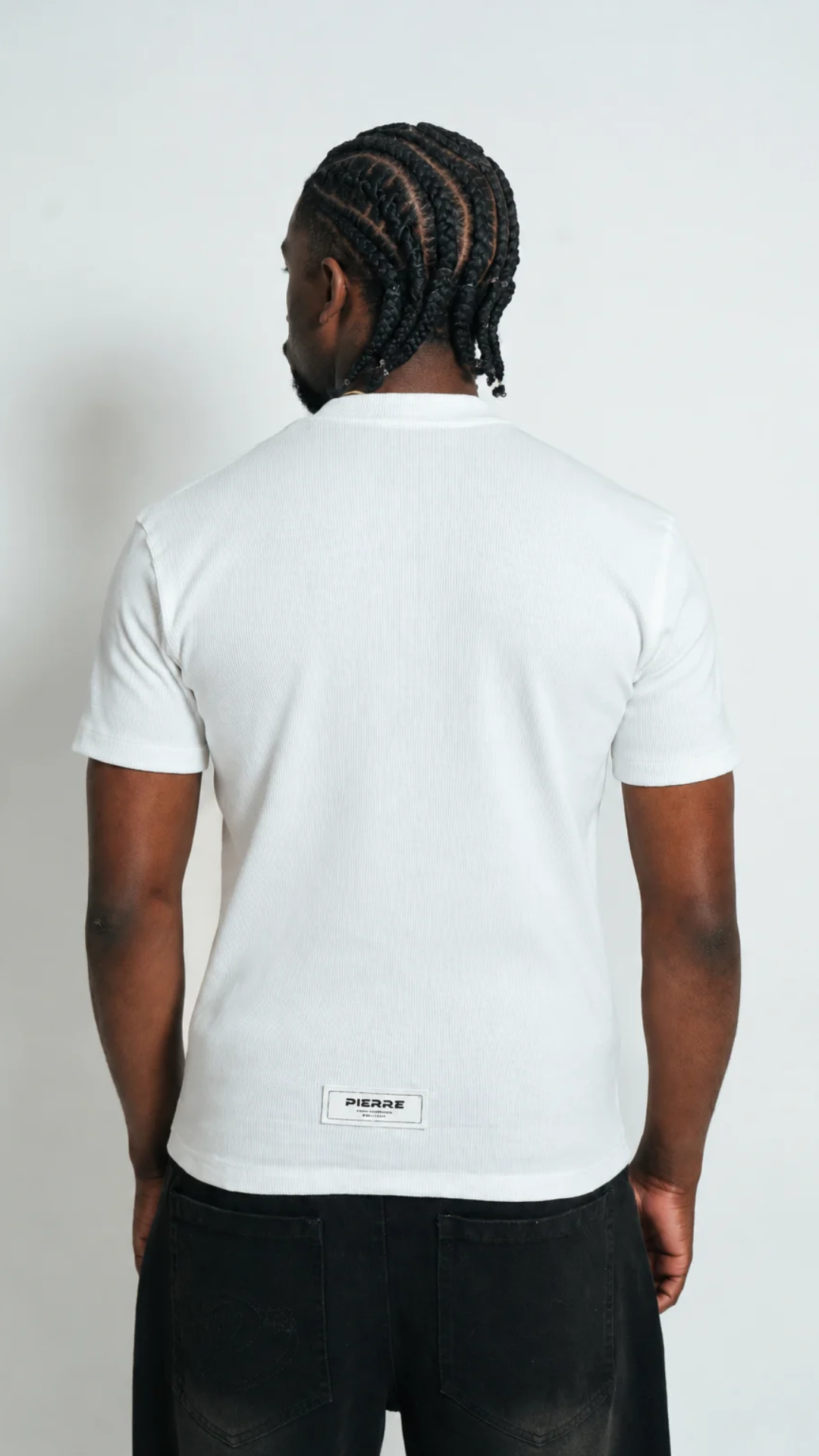 Camiseta Blanca Slim Fit RIB