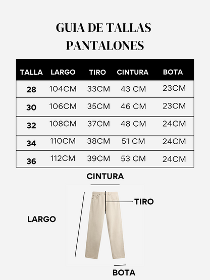 Pantalon Baggy Esencial Beige