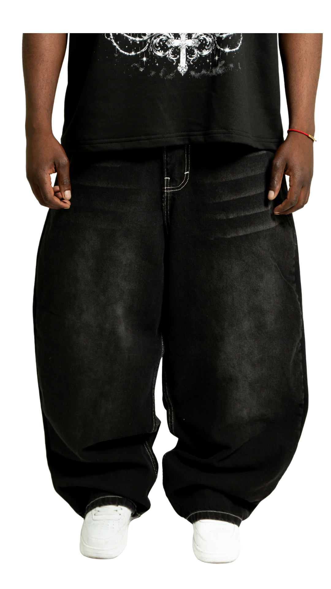 Super Baggy Pant Negro Wash