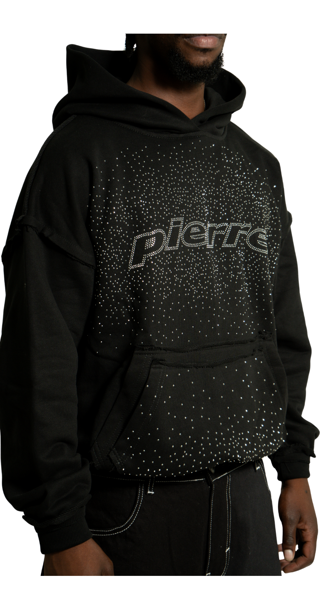 Hoodie Pedreria Negro