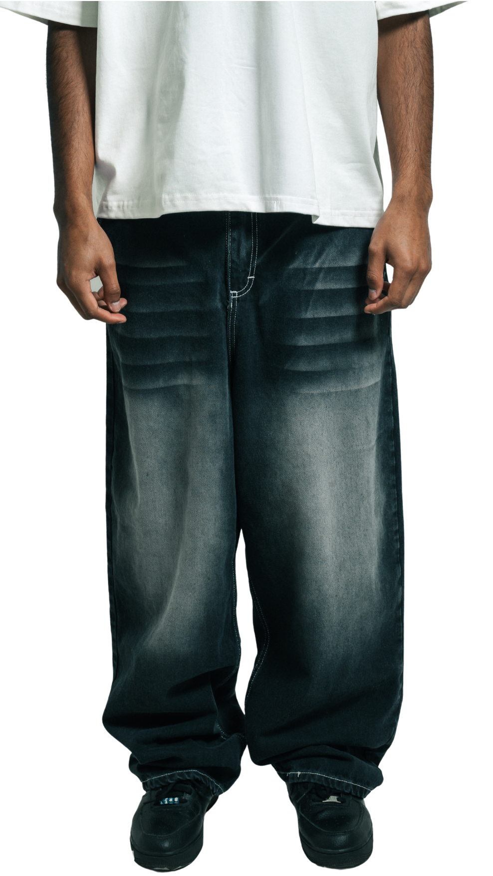 Super Baggy Pant Negro Wash