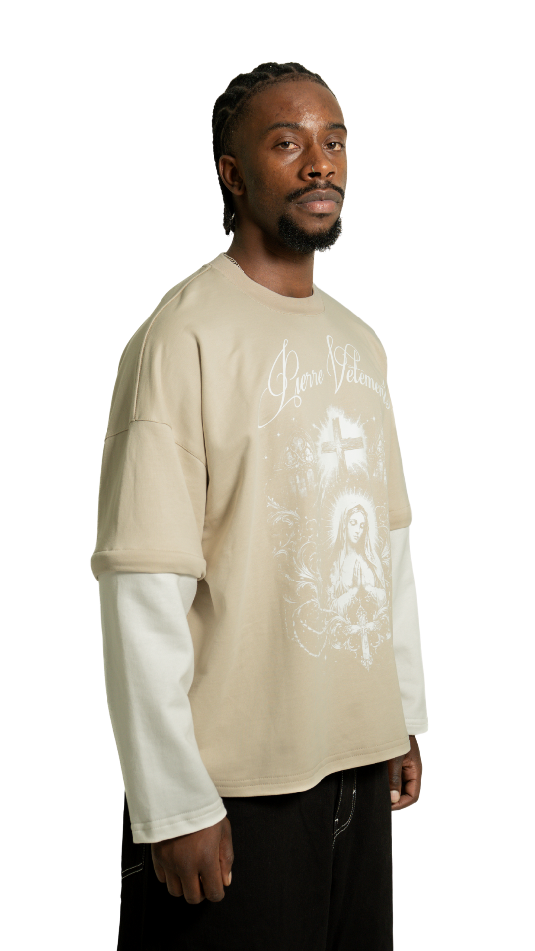 Manga Larga Desmontable Beige