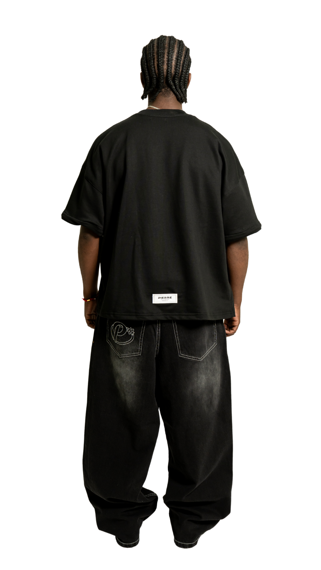 Super Baggy Pant Negro Wash