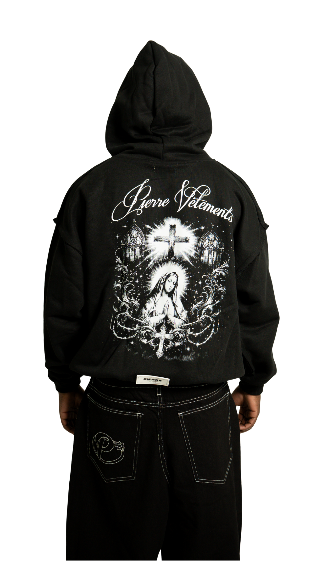 Hoodie Pedreria Negro