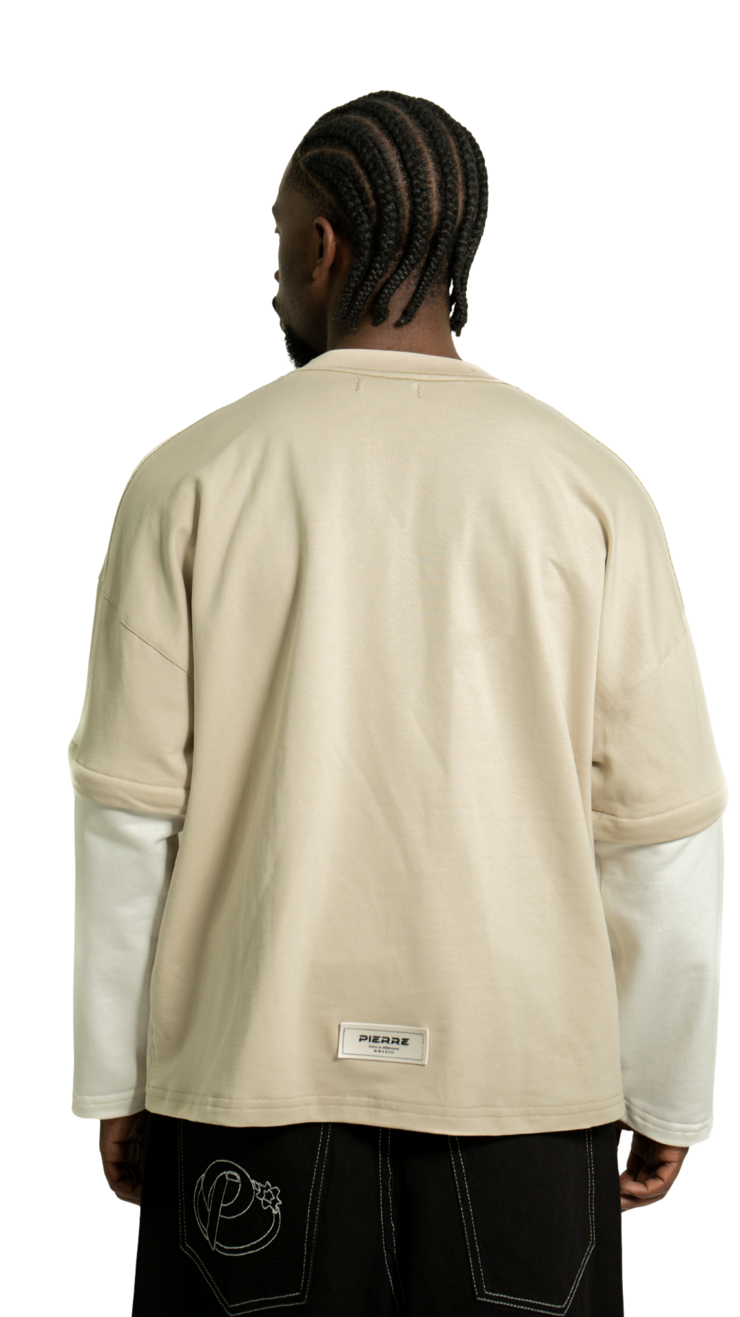 Manga Larga Desmontable Beige