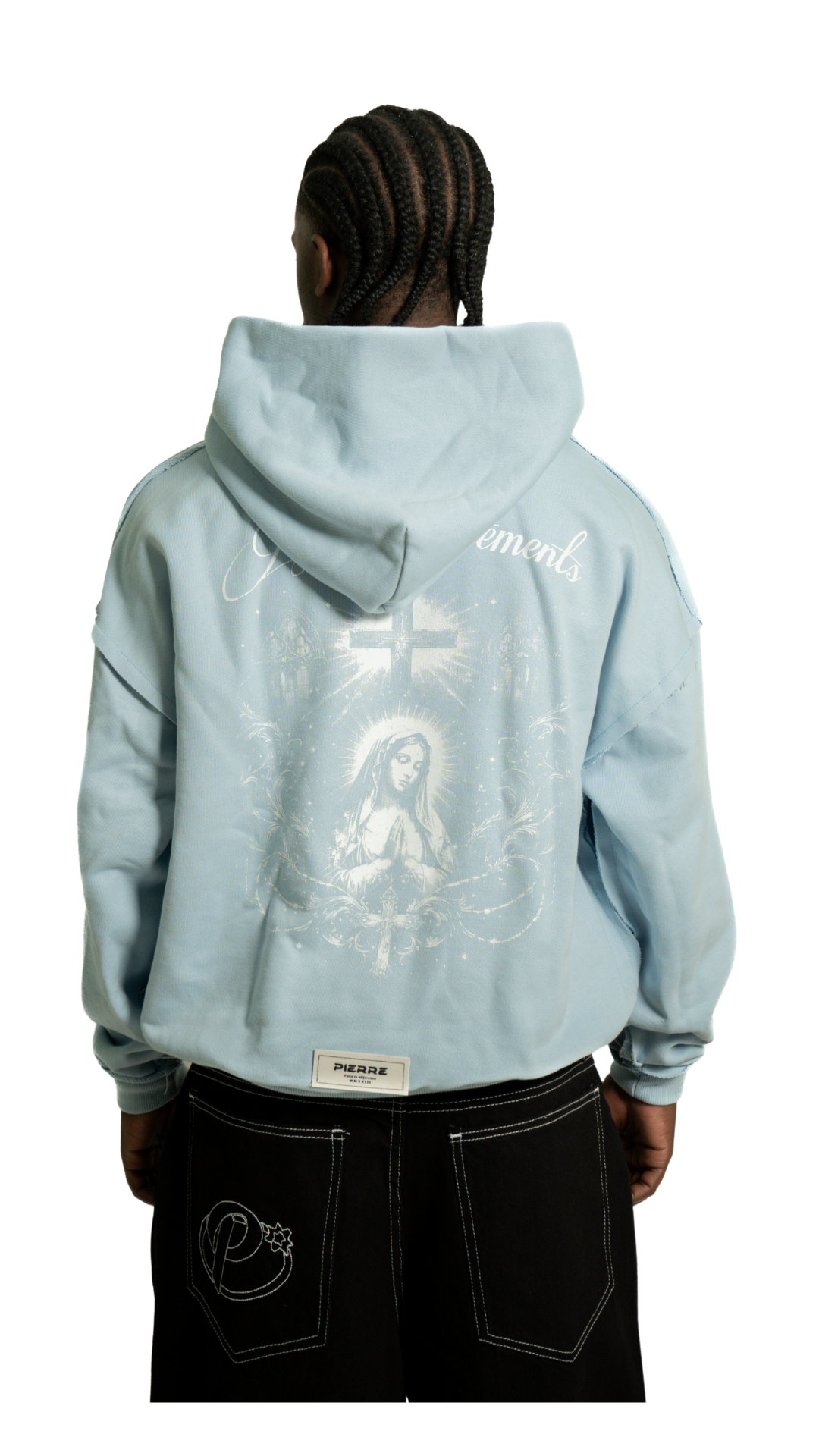 Hoodie Pedreria Azul