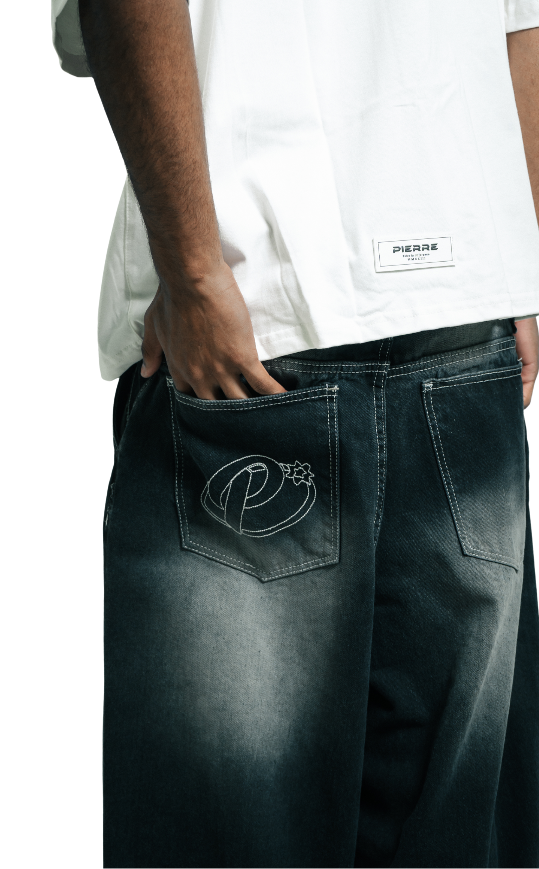 Super Baggy Pant Negro Wash