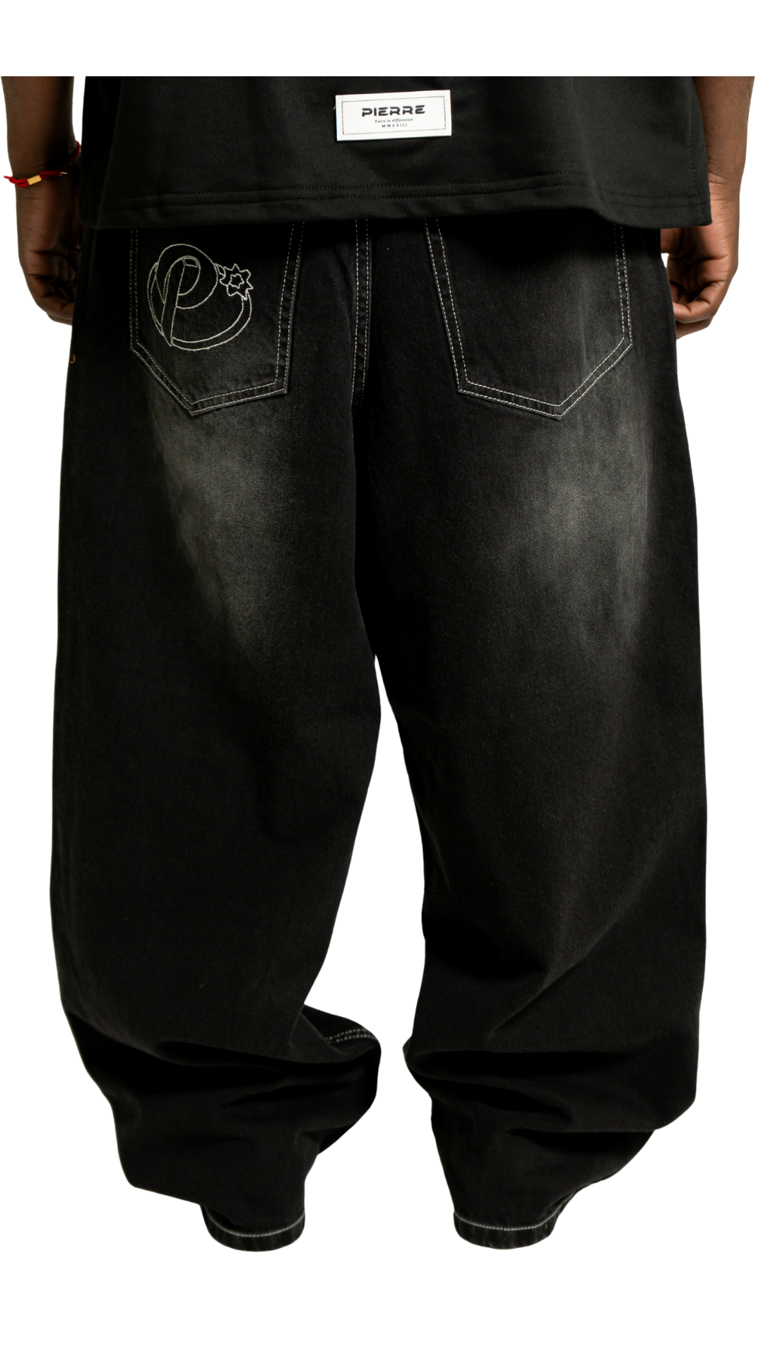 Super Baggy Pant Negro Wash