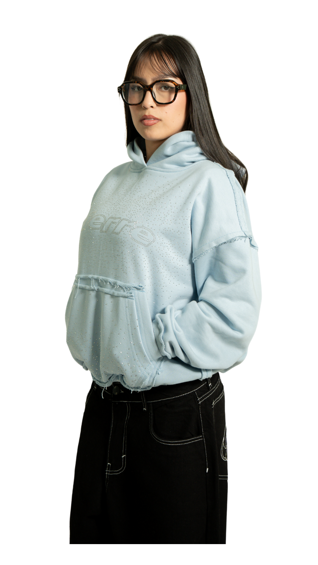 Hoodie Pedreria Azul