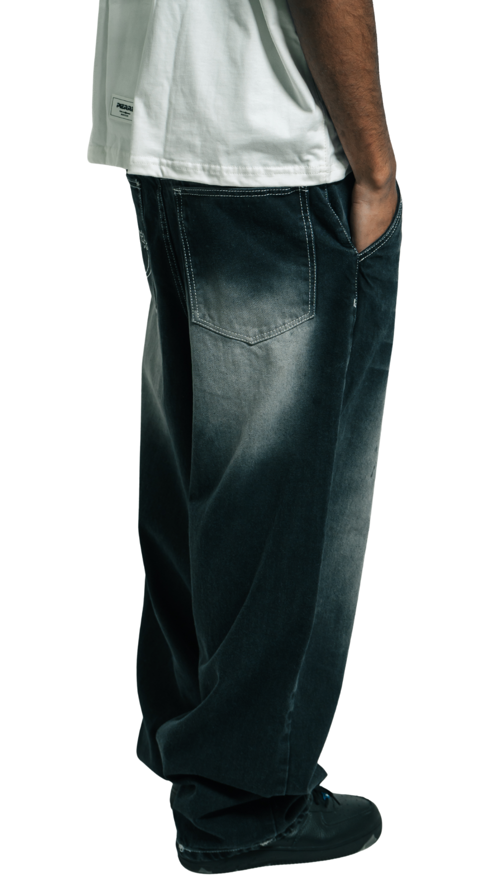 Super Baggy Pant Negro Wash