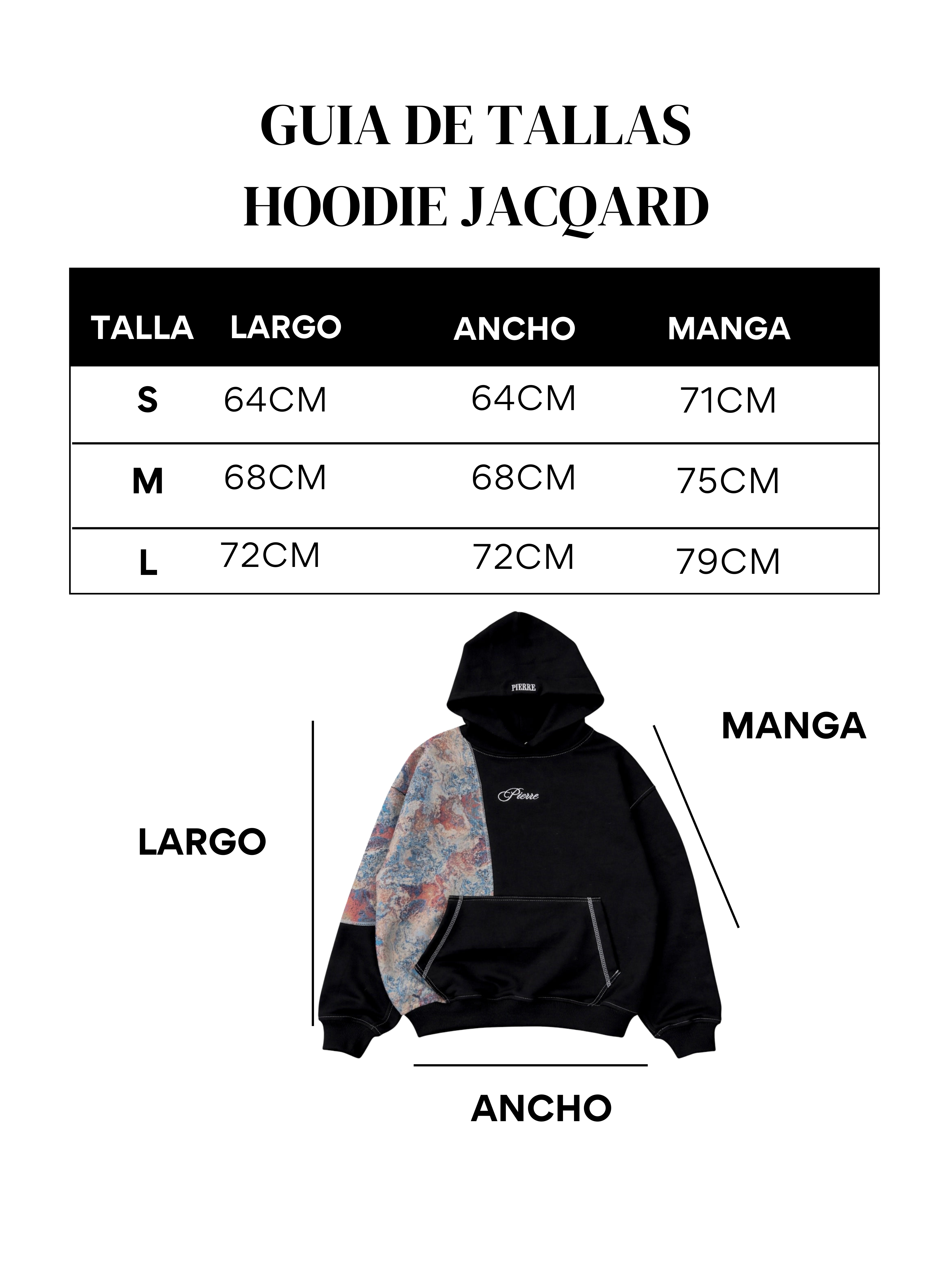 Hoodie Jacqard