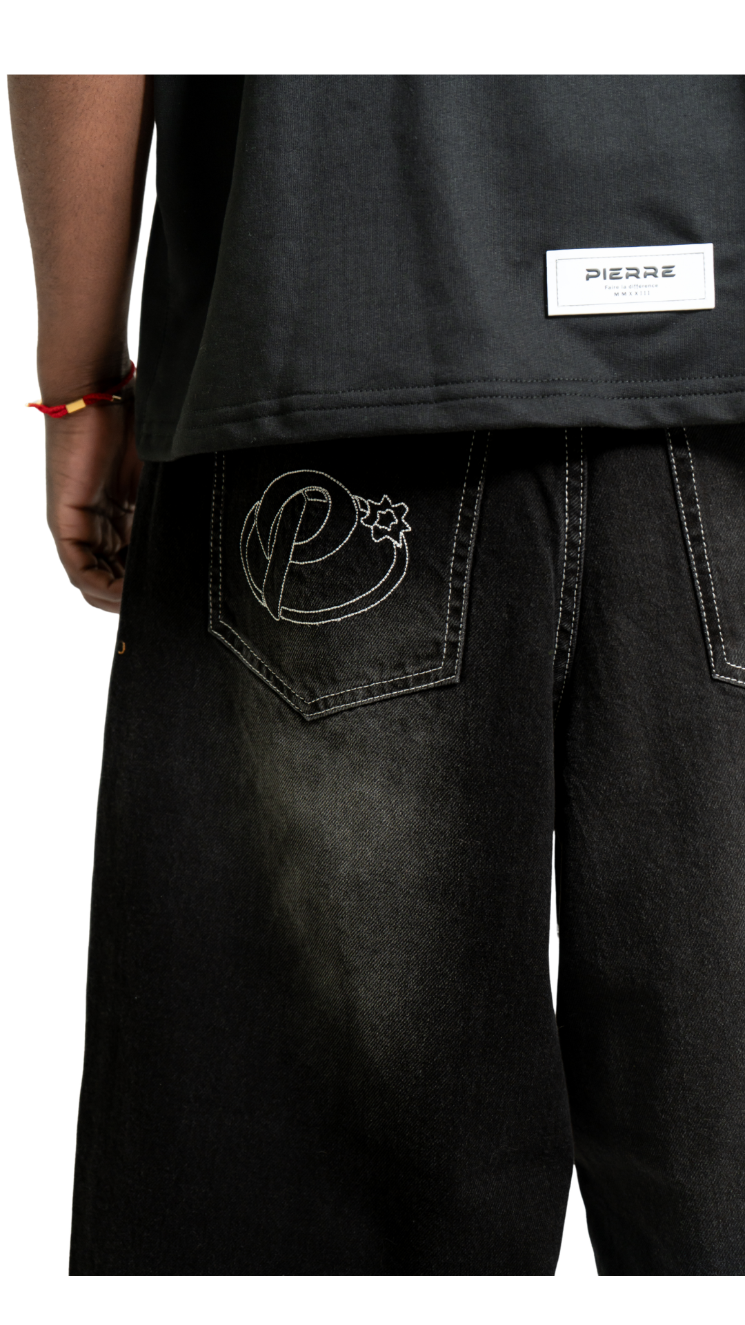 Super Baggy Pant Negro Wash