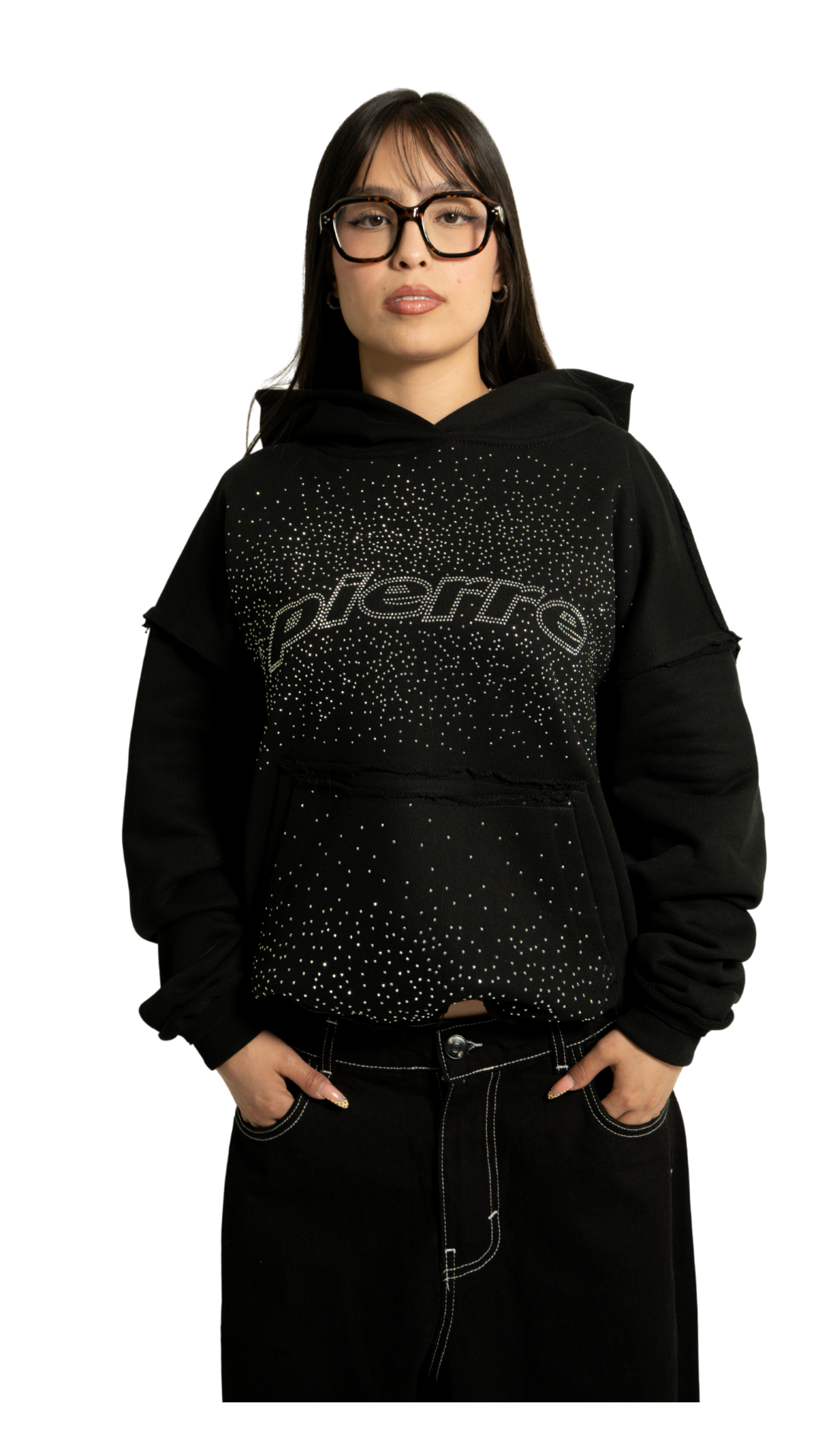 Hoodie Pedreria Negro