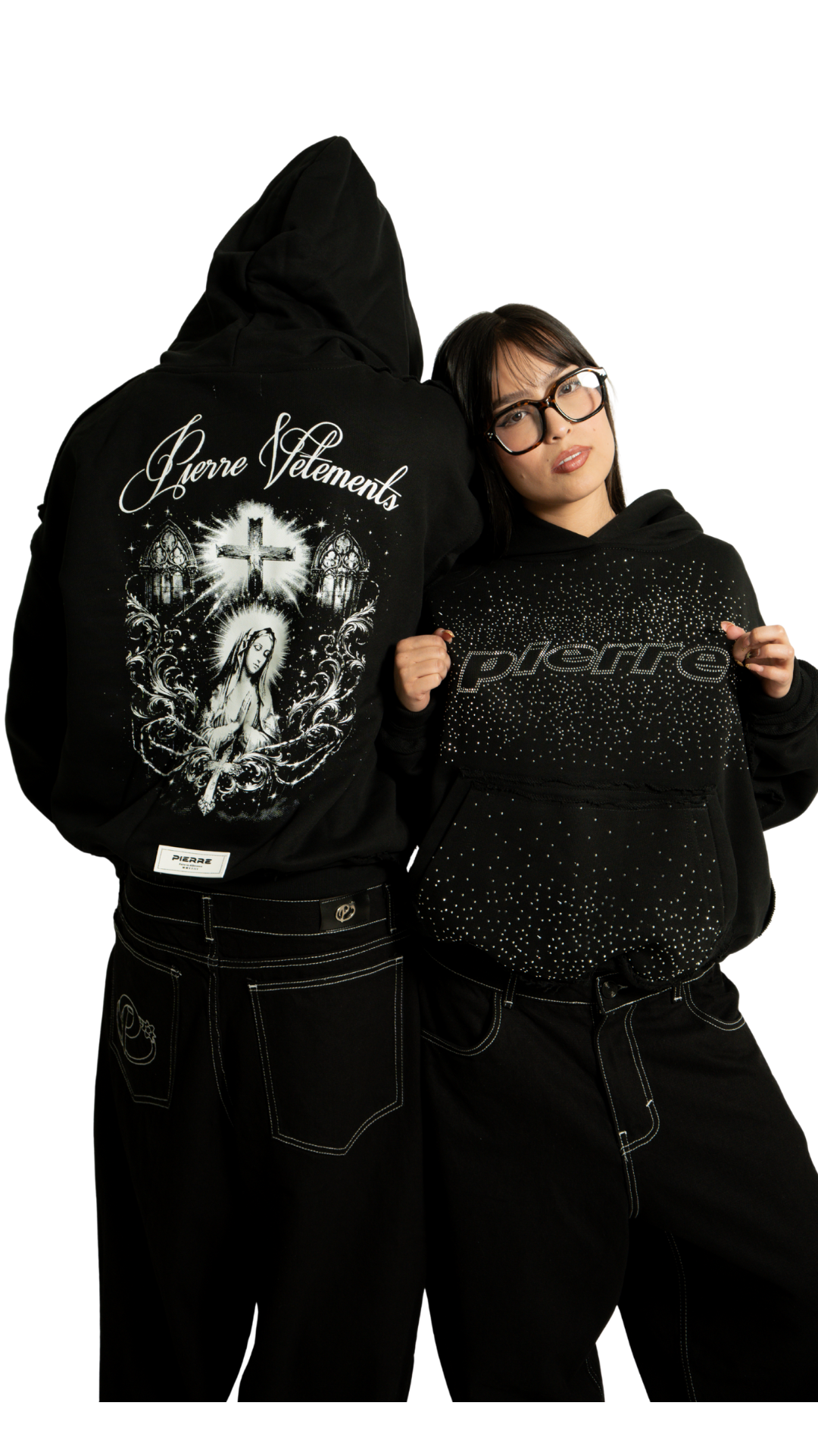 Hoodie Pedreria Negro