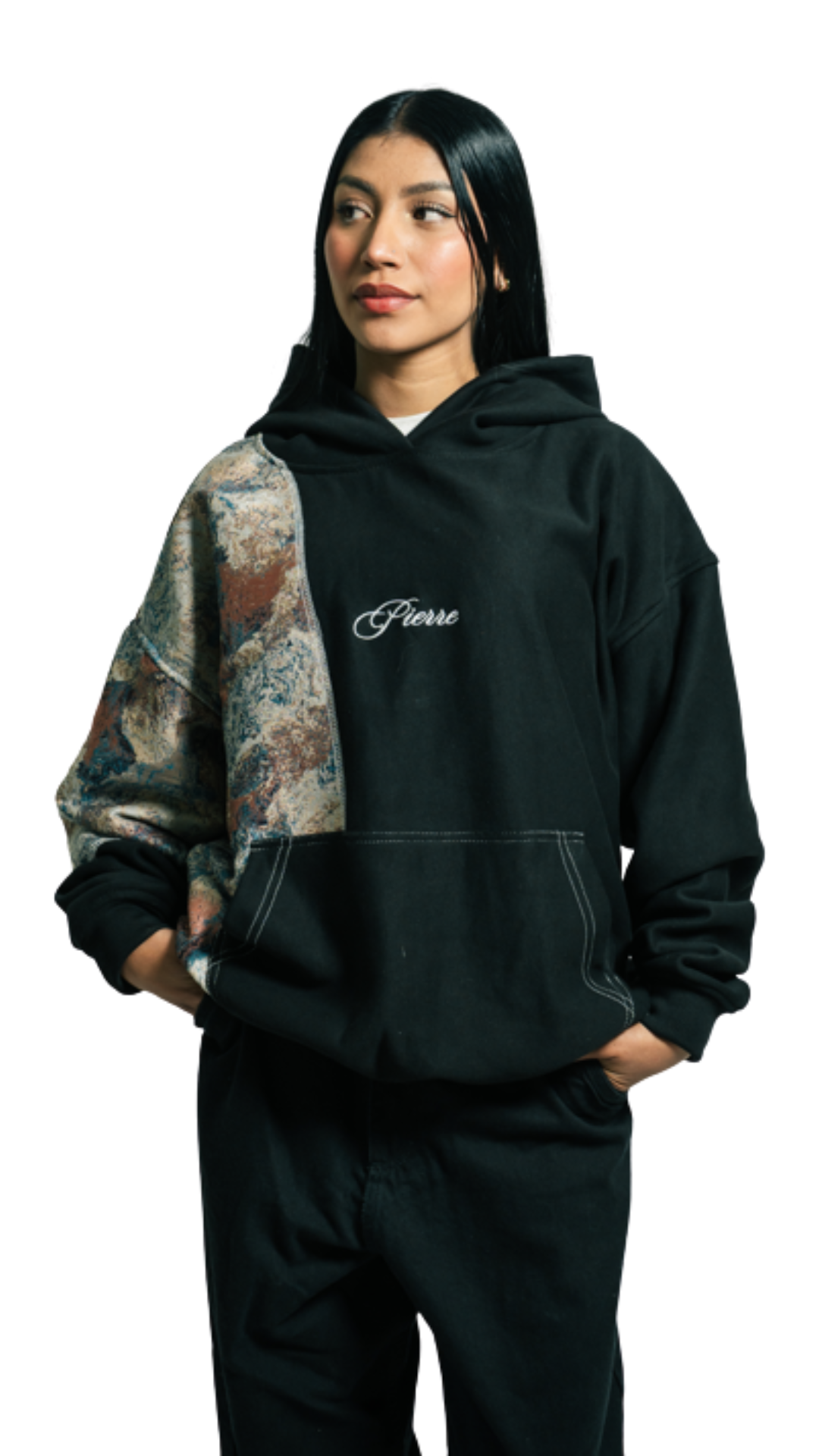 Hoodie Jacqard
