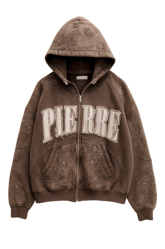 Hoodie Zip Café
