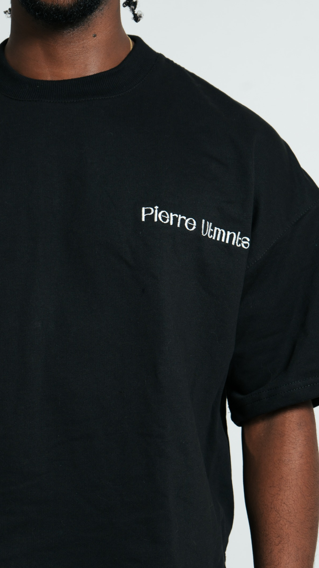 Camiseta Negra Boxy Fit