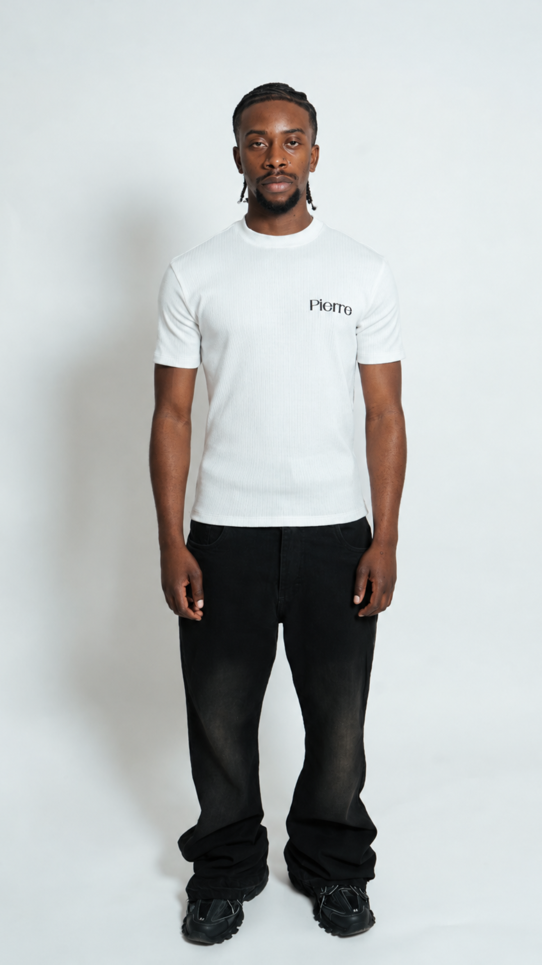 Camiseta Blanca Slim Fit RIB