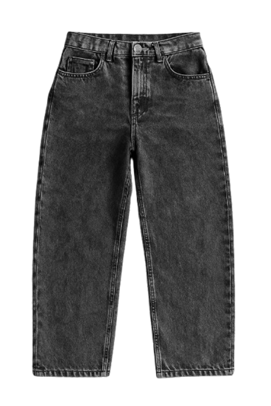 Pantalón Baggy Gris Acid Wash