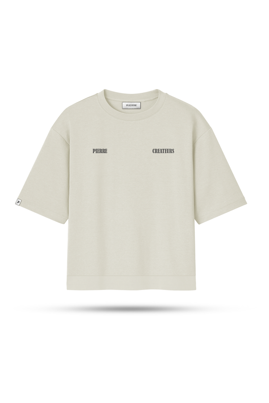 Camiseta Oversize Beige