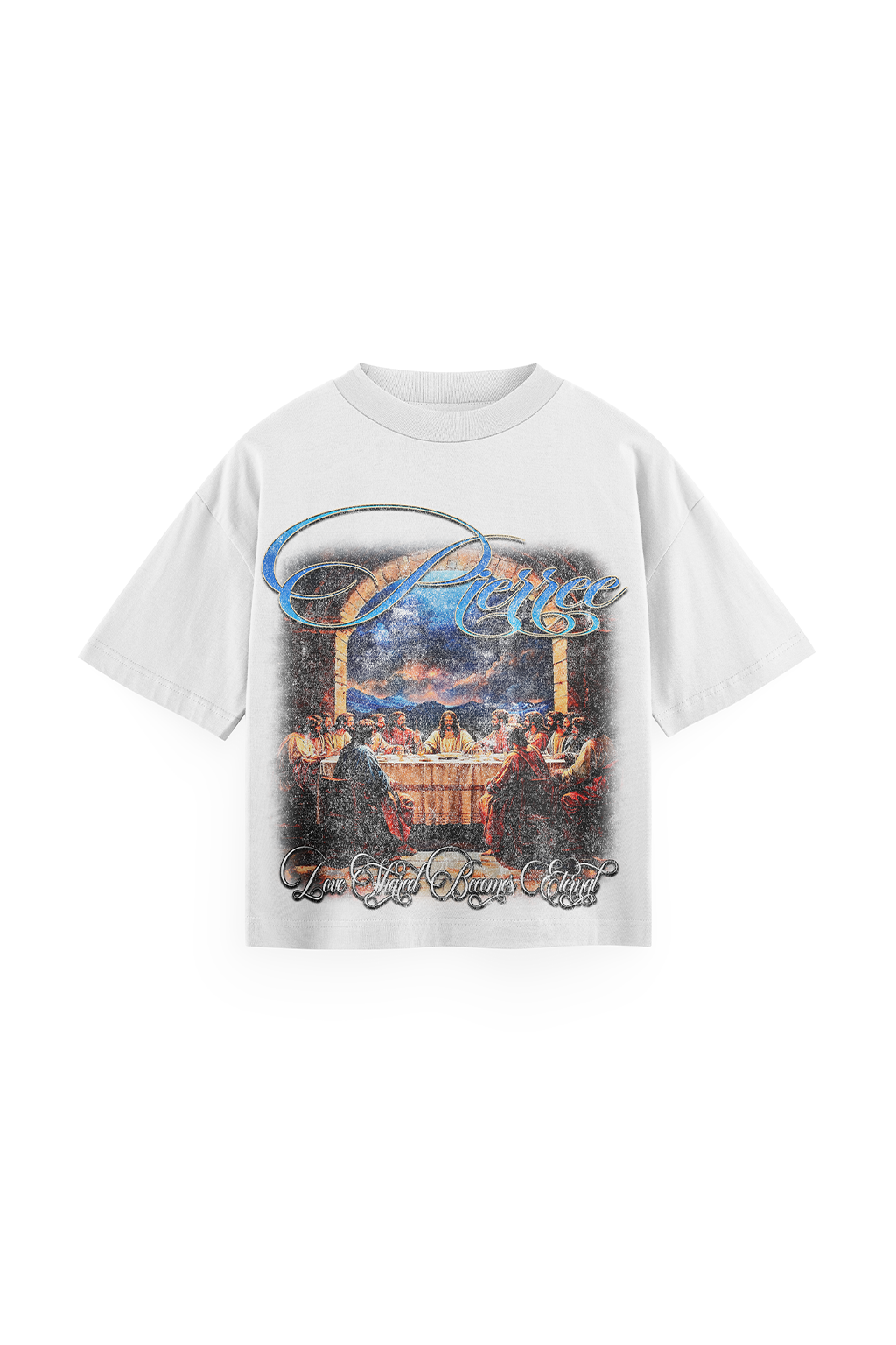 Camiseta Grafica Boxy Fit "Last Supper"