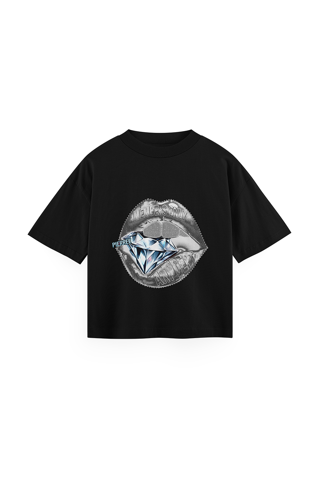 Camiseta Grafica Boxy Fit "Silver Kiss"