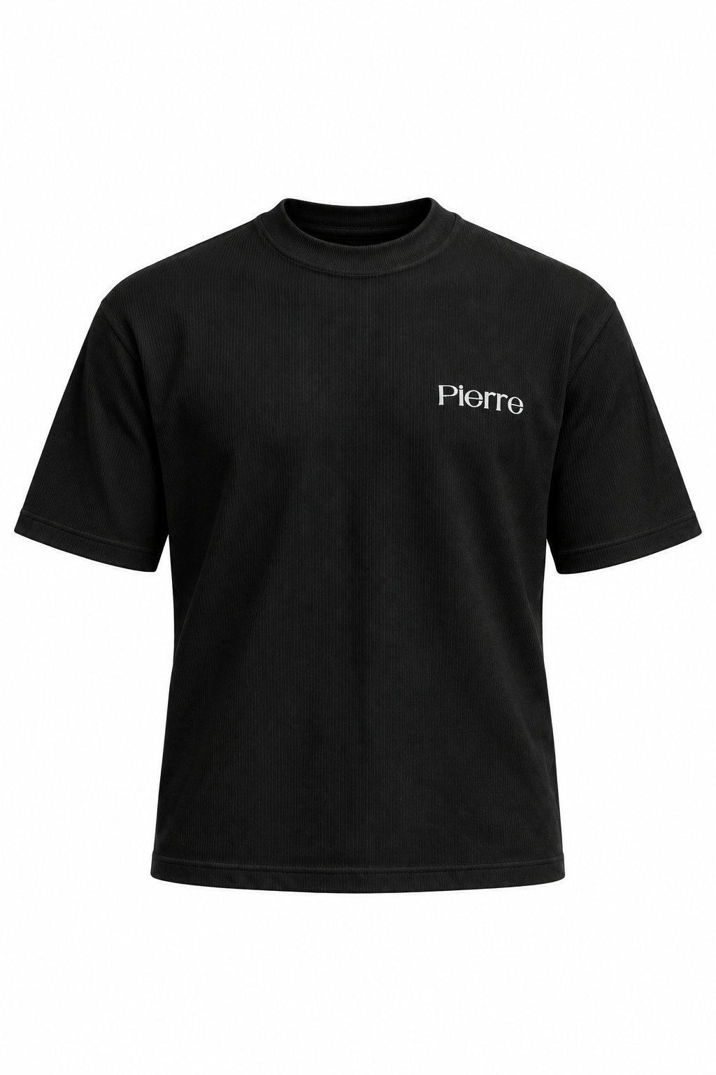 Camiseta Negra Slim Fit RIB