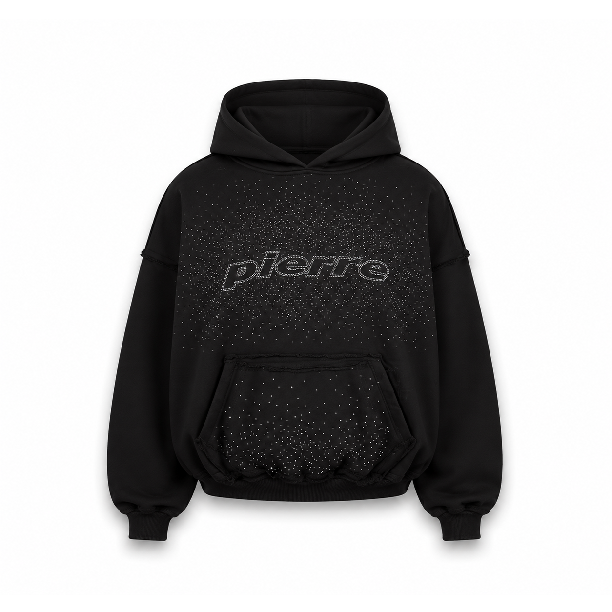 Hoodie Pedreria Negro