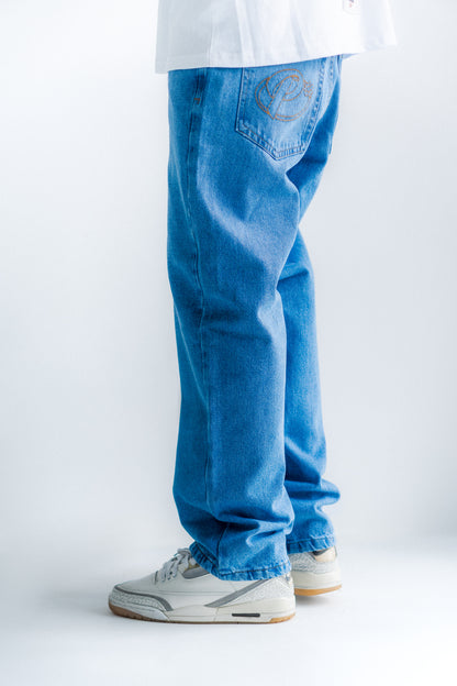 Pantalon Baggy Azul