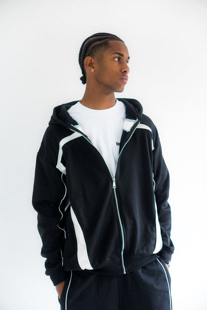 Hoodie Deportivo Negro