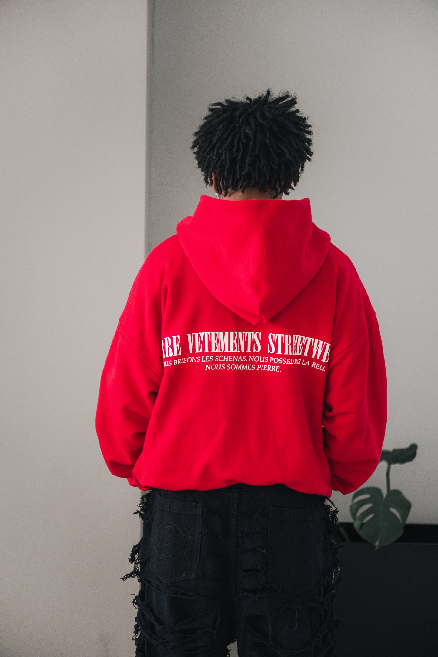 Hoodie Double Zip Rojo