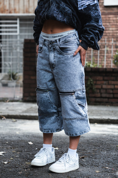 Pantalon Gris Super Baggy X Cannabs