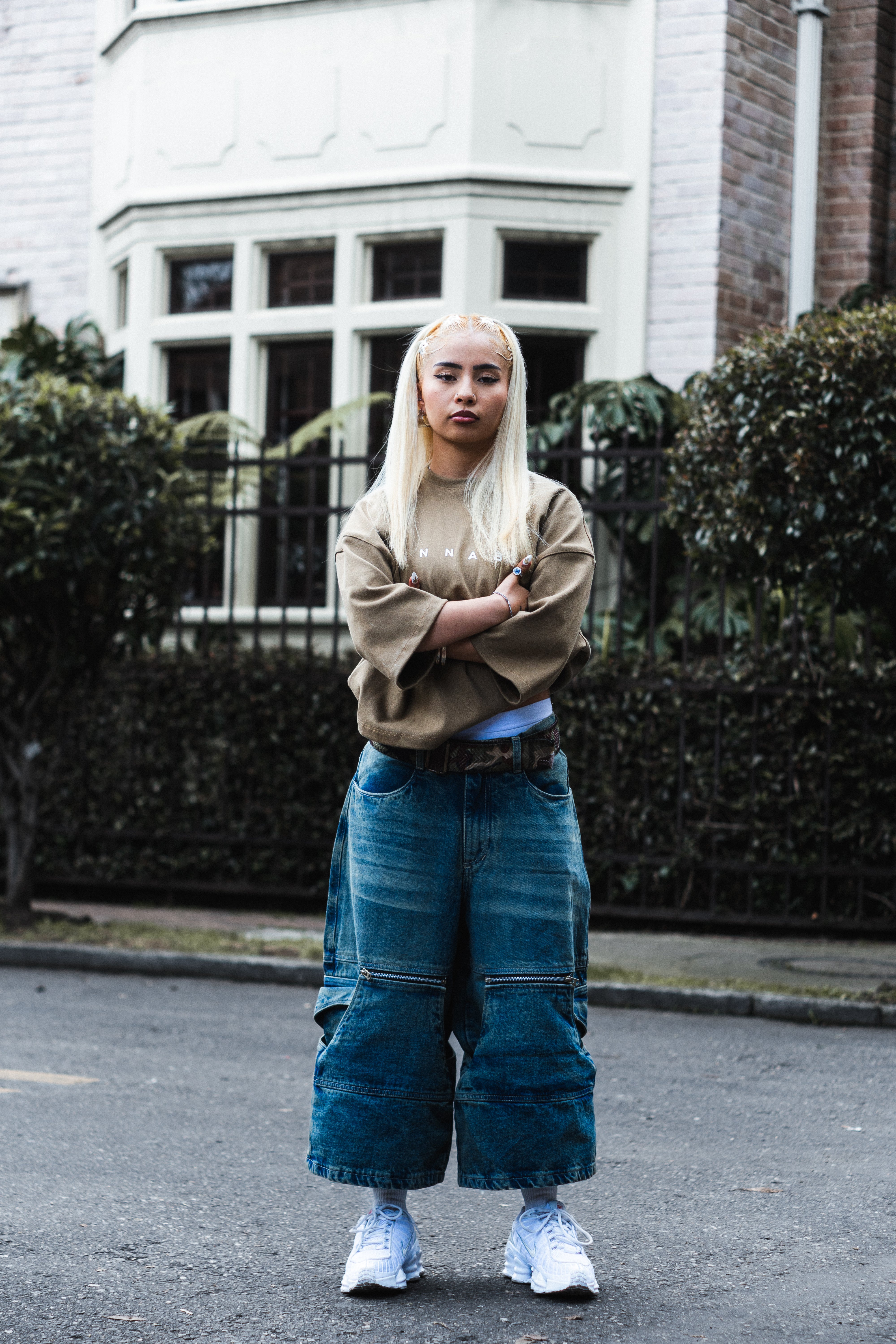 Pantalon Azul Industrial Super Baggy X Cannabs