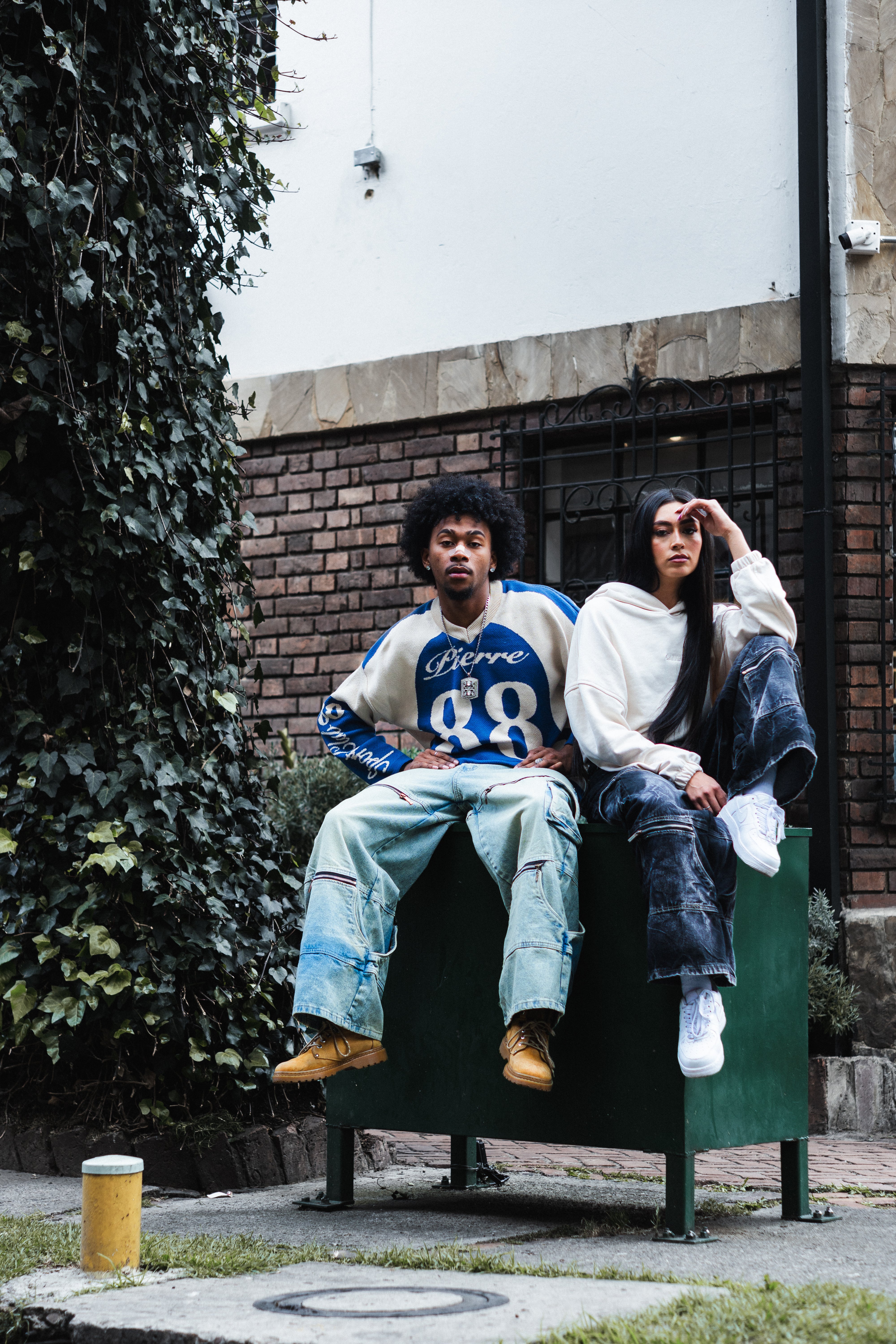 Pantalon Azul Hielo Super Baggy X Cannabs