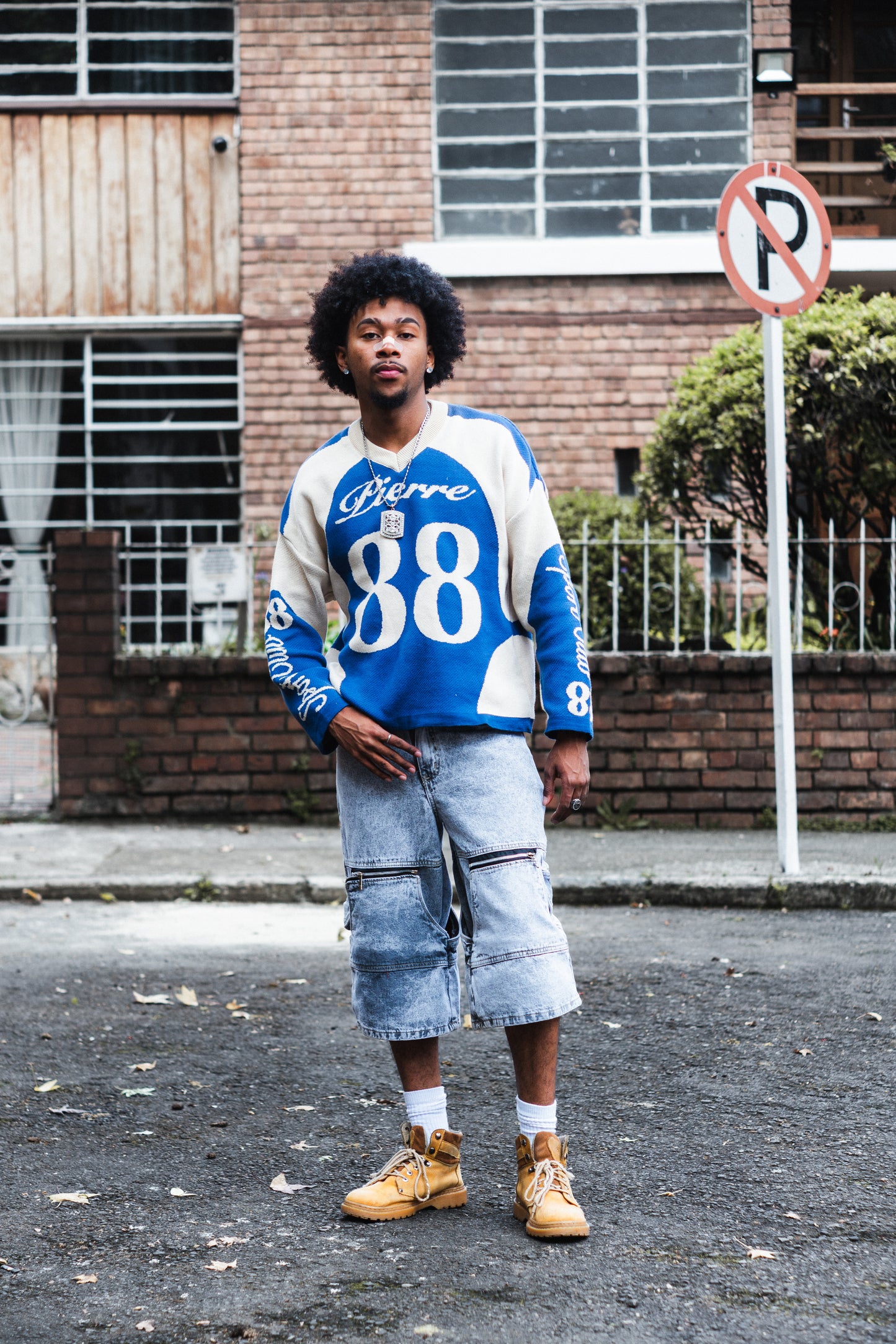 Pantalon Gris Super Baggy X Cannabs