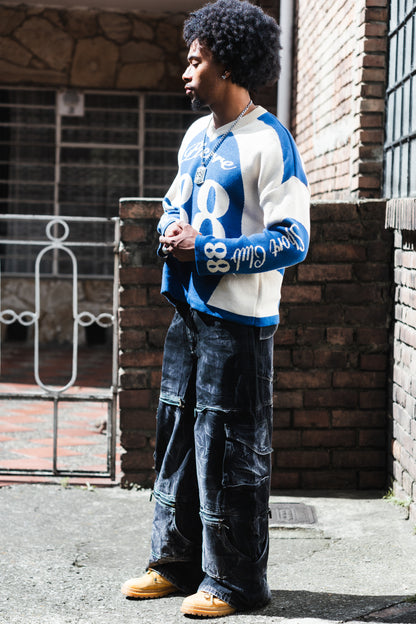 Pantalon Negro Super Baggy X Cannabs