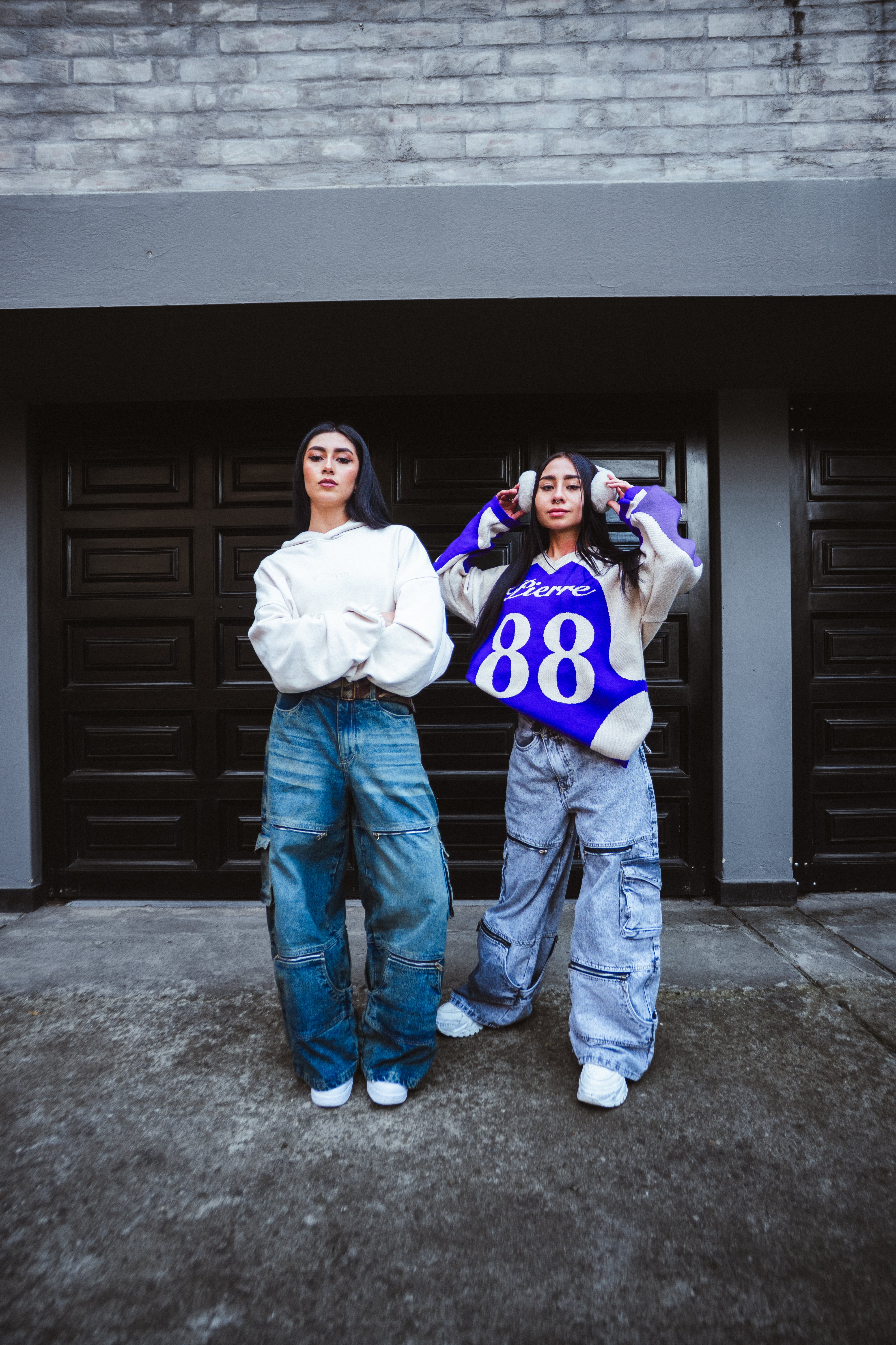 Pantalon Azul Industrial Super Baggy X Cannabs