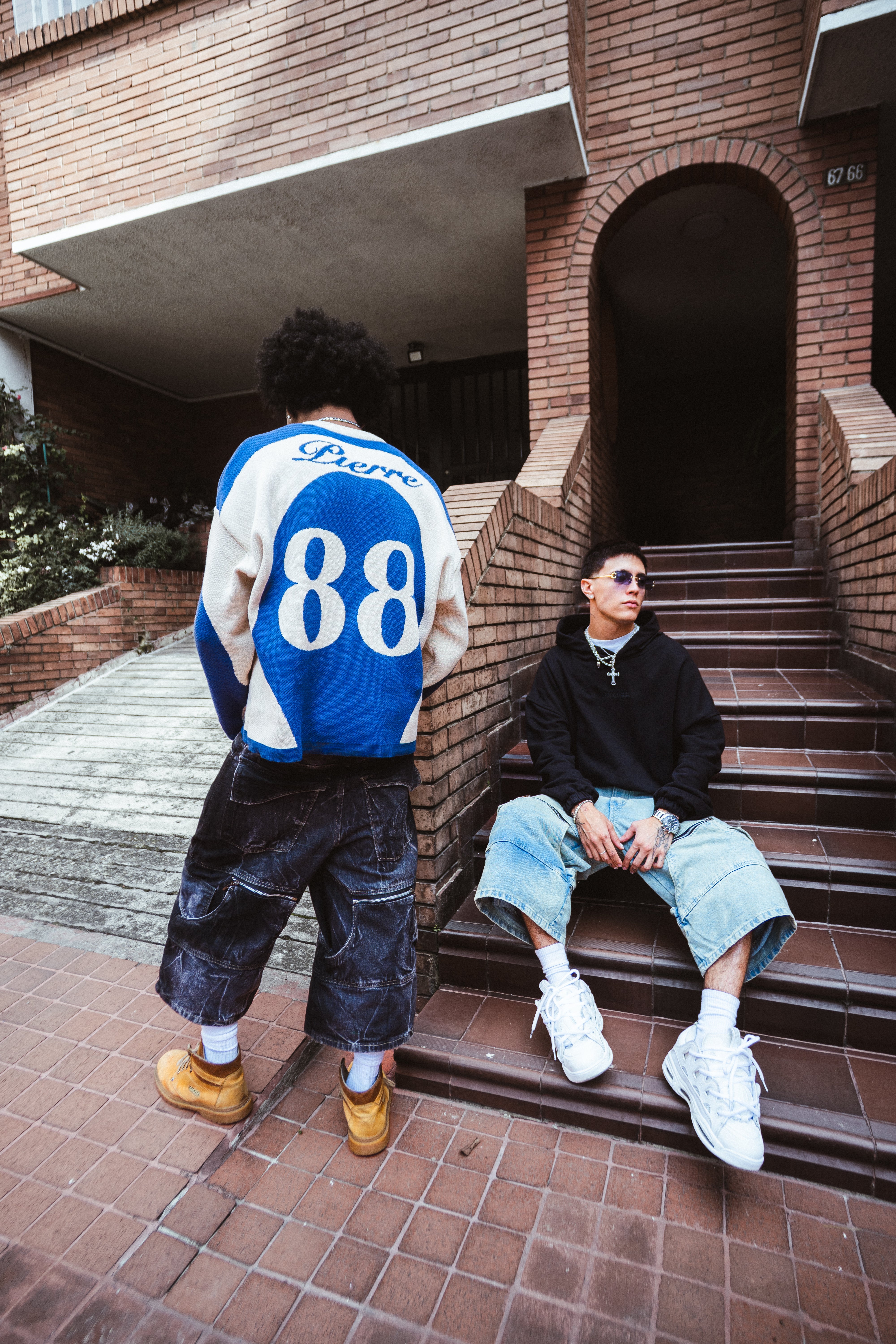 Pantalon Negro Super Baggy X Cannabs