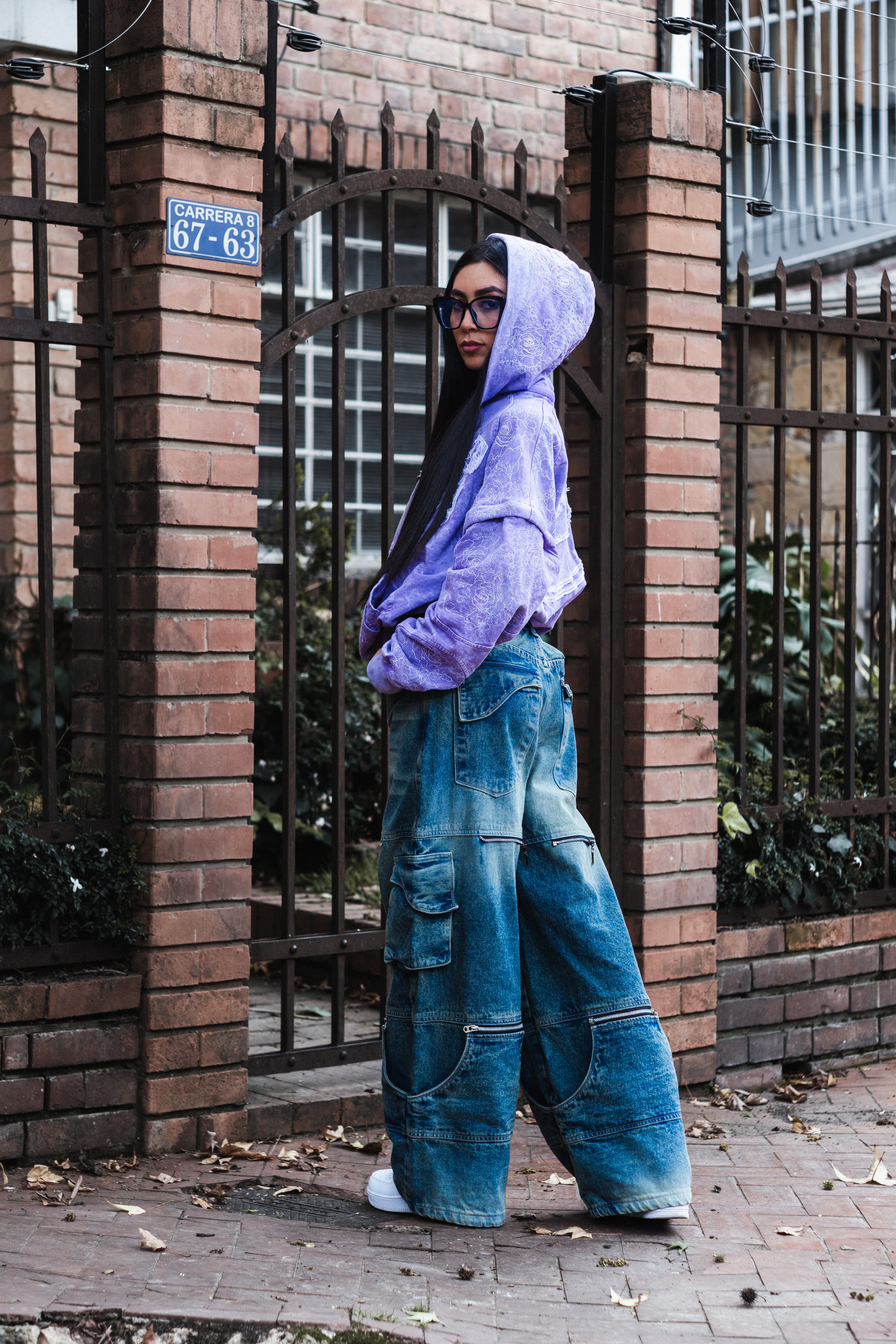 Pantalon Azul Industrial Super Baggy X Cannabs